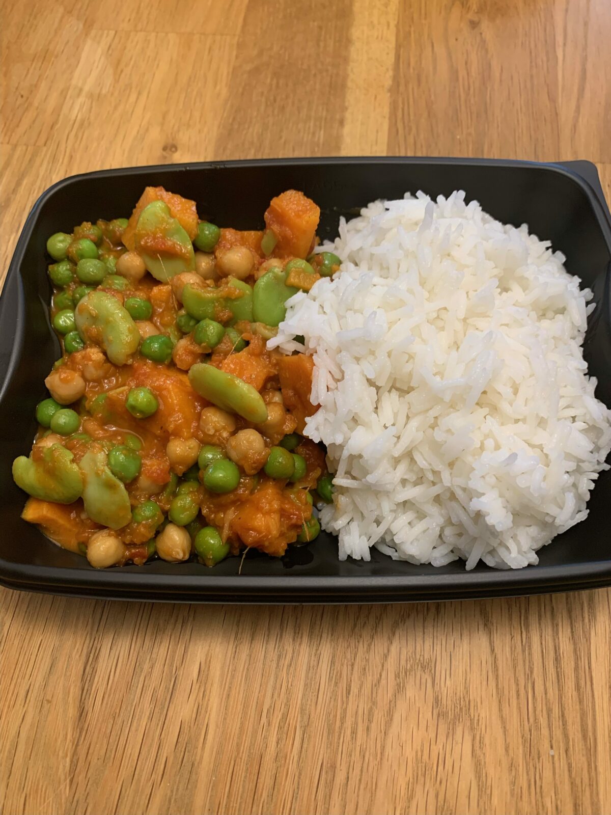 Curry pois chiches patates douces